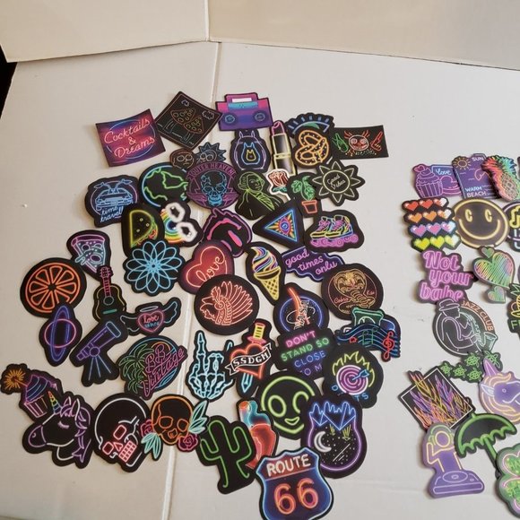 Neon sign style stickers 100 - Picture 2 of 11